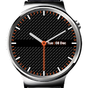 Download Carbon Fiber Dark Watch Face for PC