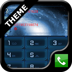 Download exDialer Blue Galaxy Theme for PC